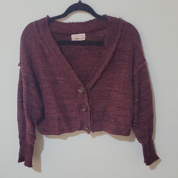 Urban Outfitters Maroon Knit Cardigan - Picture 3 of 3